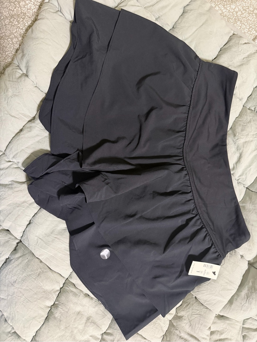 Aeropostale Black Girls' Athletic Skort with Built-in Shorts
